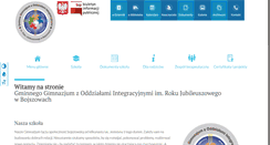 Desktop Screenshot of gimbojszowy.pl