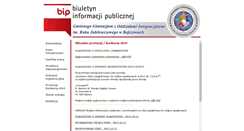 Desktop Screenshot of bip.gimbojszowy.pl
